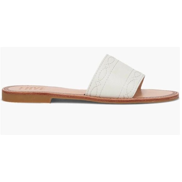 NEW in Box Frye Ava Slide White Sandal Size 8.5 - Picture 3 of 7